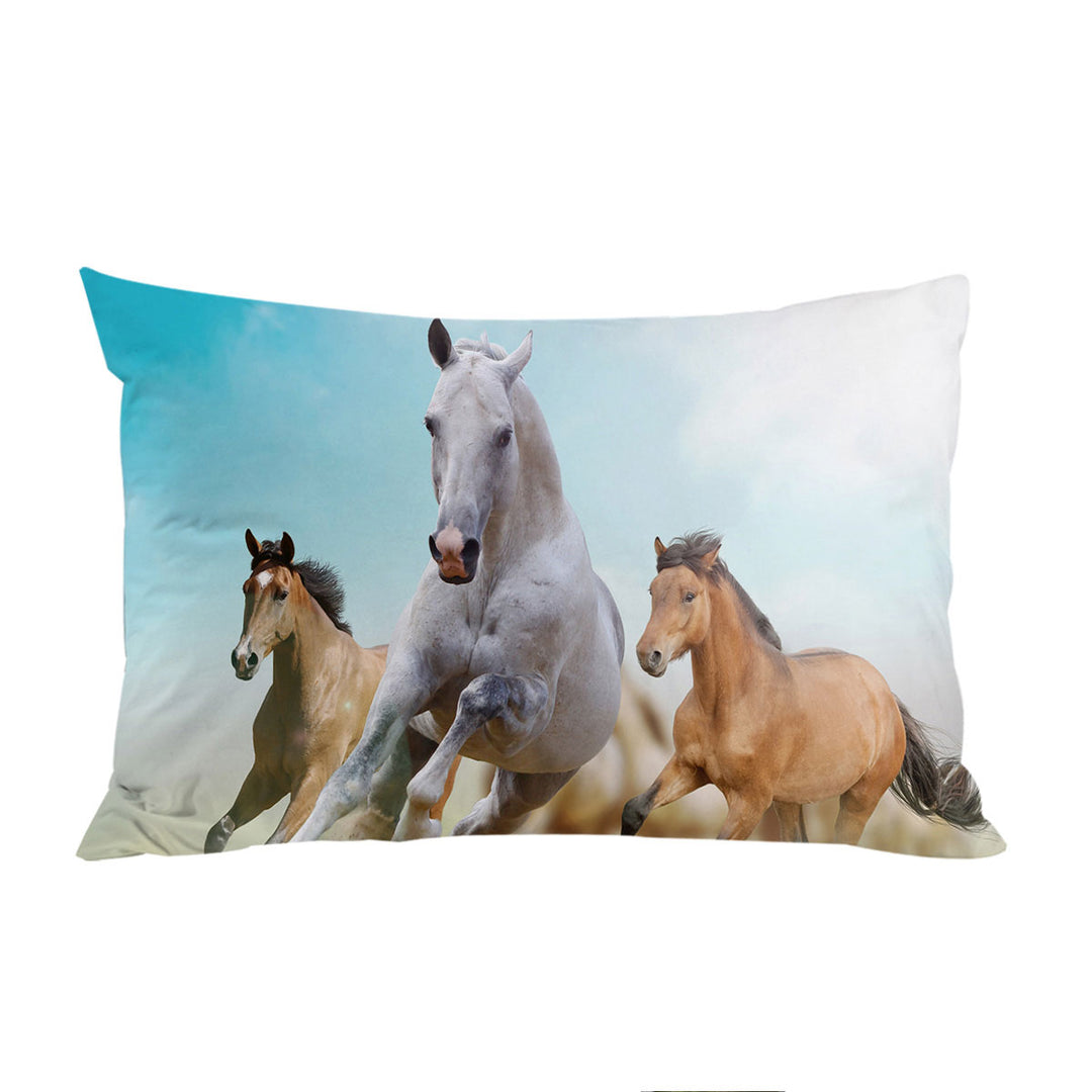 Running Wild Horses Pillowcase