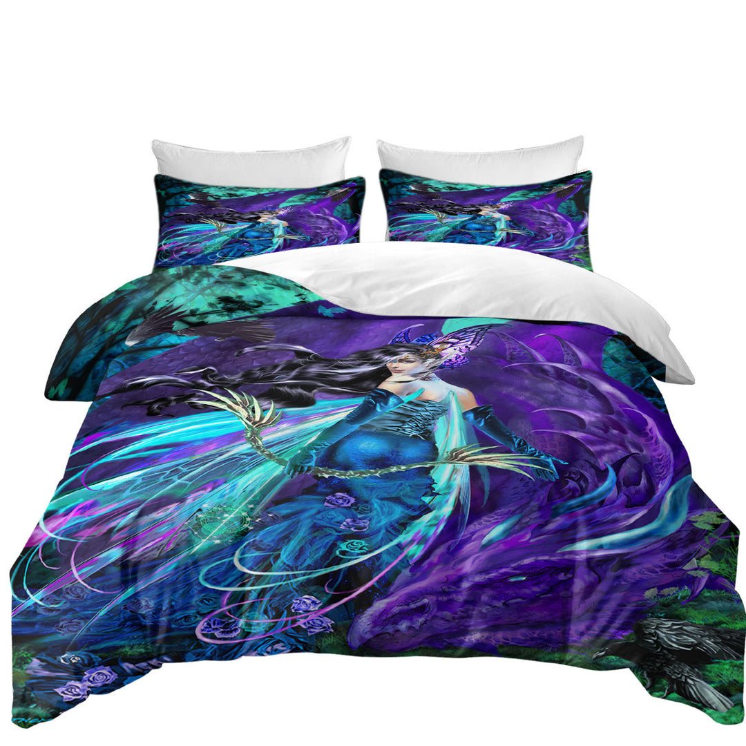 Sagittarius Dragon and Beautiful Woman Fairy Coverlets