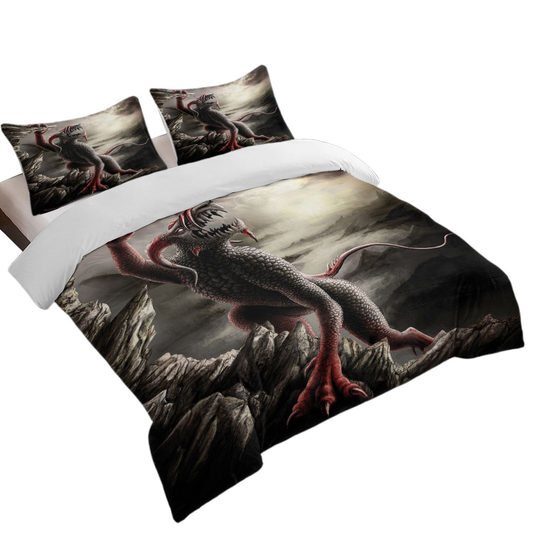 Scary Art the Crematoria Frightening Creature Oversized King Duvet Cover