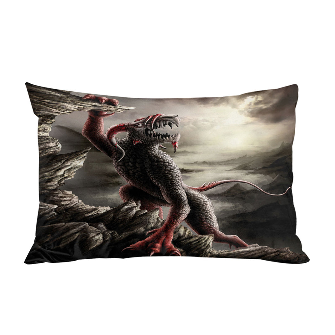 Scary Art the Crematoria Frightening Creature Pillowcase