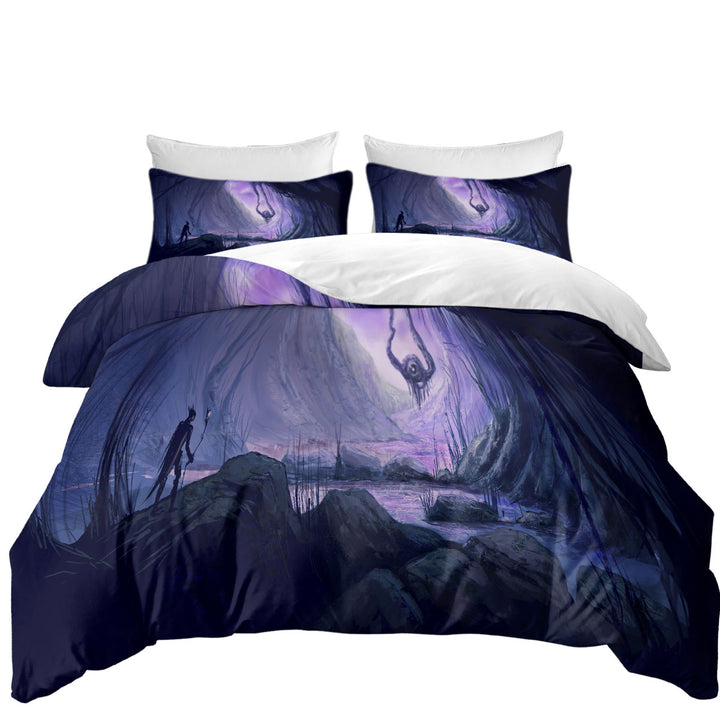 Scary Art the Nightmare Marsh King Quilt Cover