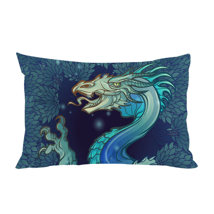 Scary Blue Dragon King Pillow Cases