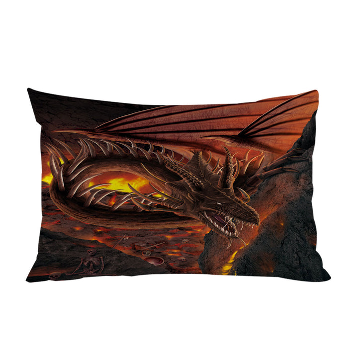 Scary Dragon Hellfire Dragon Pillow Cases