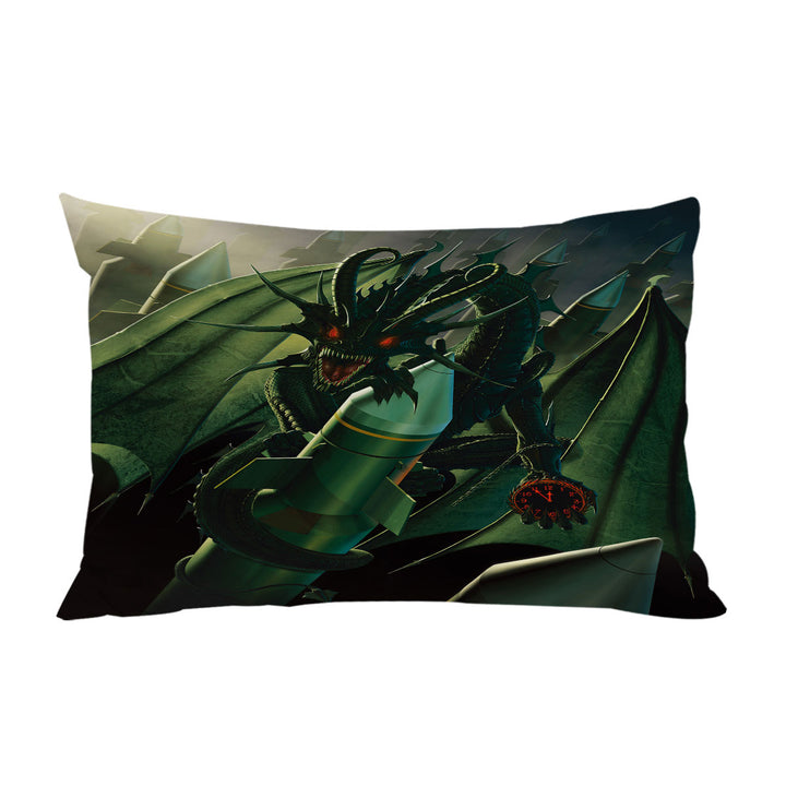 Scary Fantasy Art Doom Dragon Pillow Case Covers