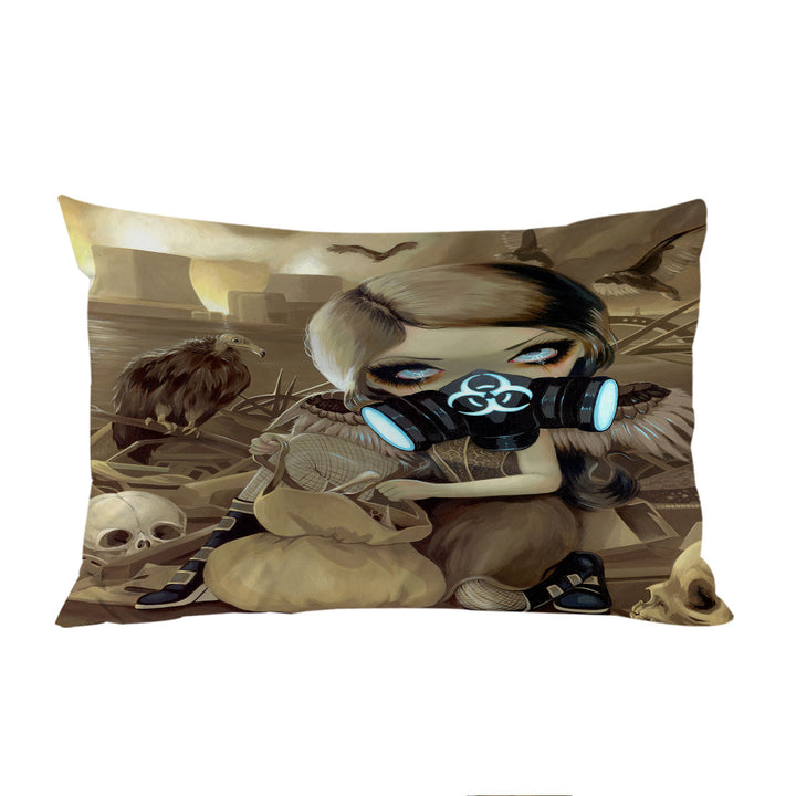 Scavengers Cool Post Apocalyptic Scene Girl Digging King Pillow Cases