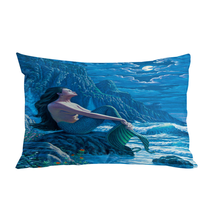 Serenity Coastal Cliffs Mermaid Pillowcase