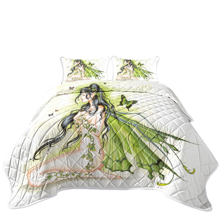 Sexy Fantasy Art the Green Ivy Fairy Quilts