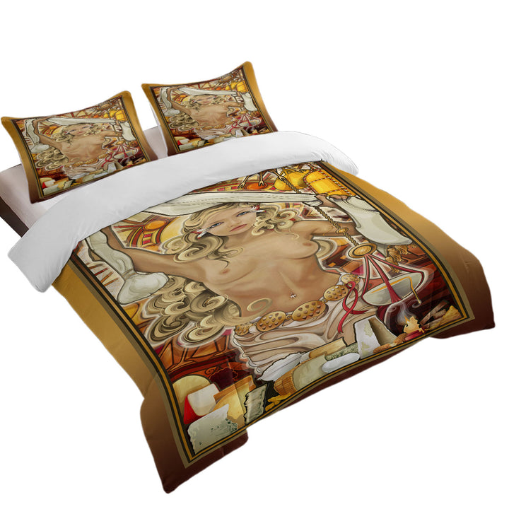 Sexy Woman Goddess of Cheese Twin xl Duvet Covers