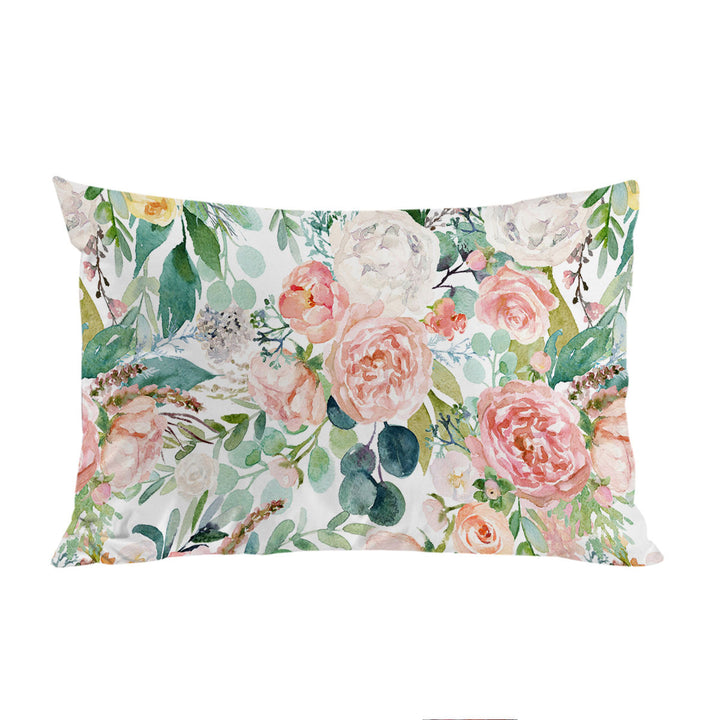 Shabby Chic Floral Design Pillowcase