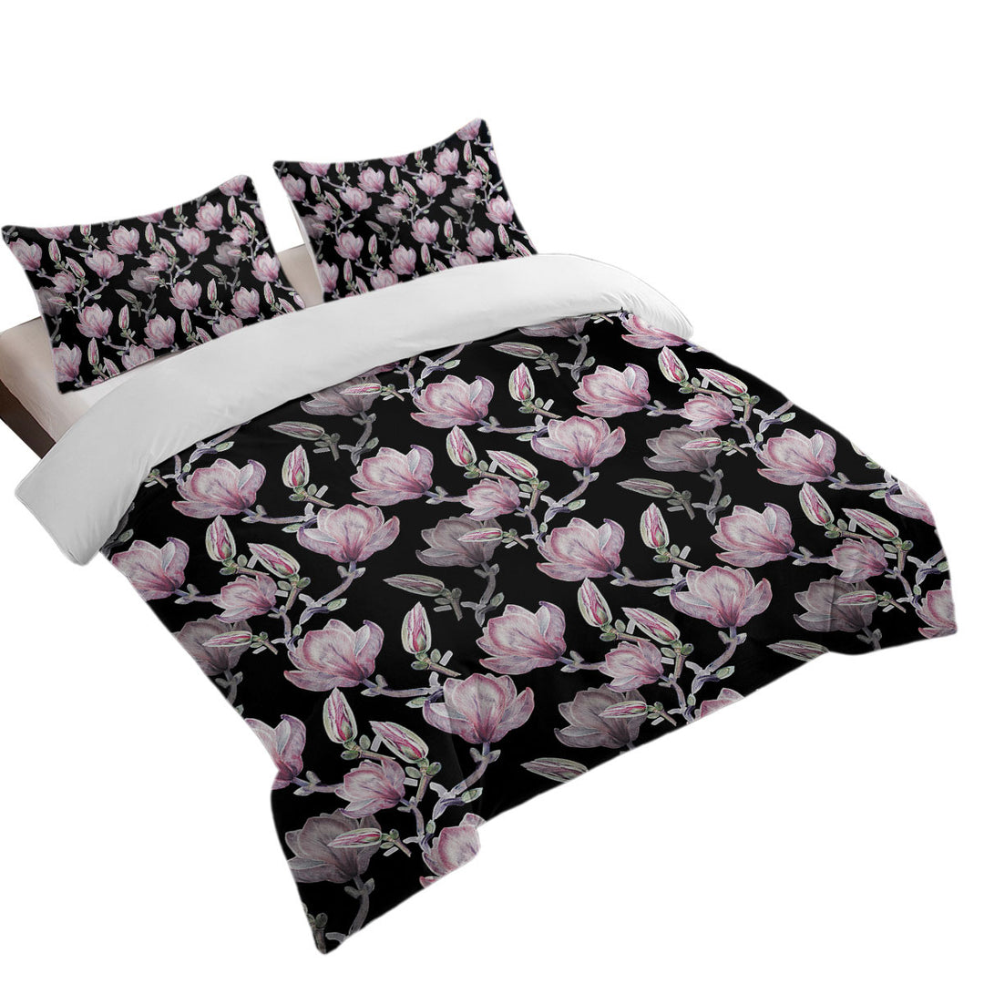 Shabby Pink Flowers Duvet Cover