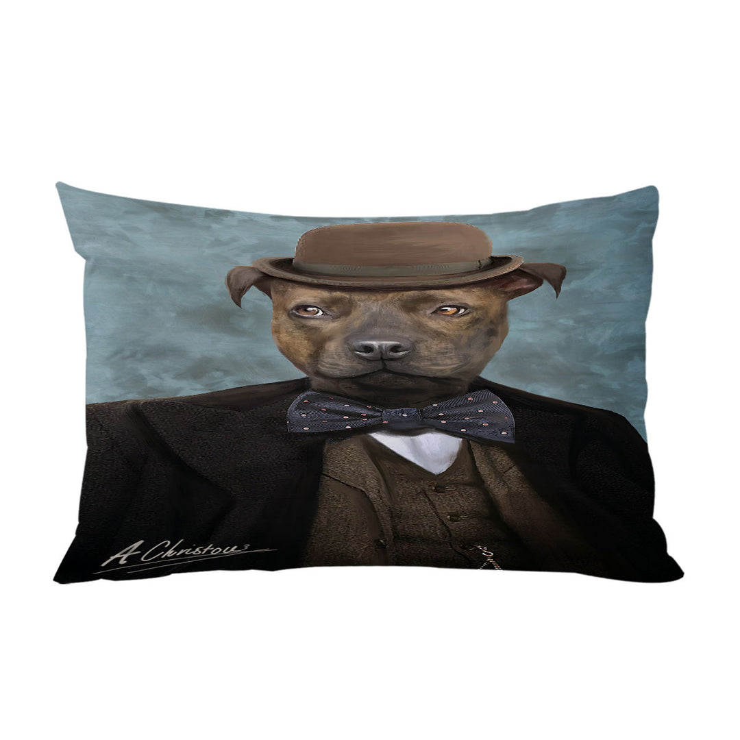 Sir Edmund the Bulldog Cool and Funny Dog Pillowcase