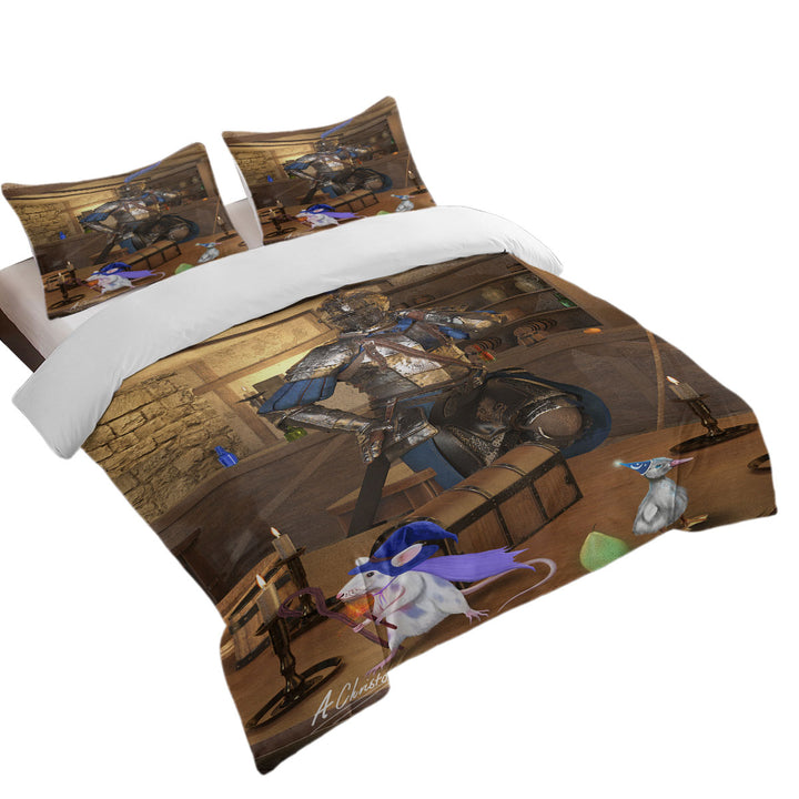 Sir Simion the Dragonhearted Fantasy Art Coverlets