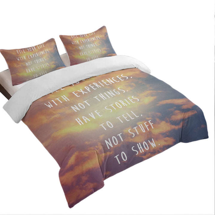 Skies Inspirational Quote Best Duvet Covers