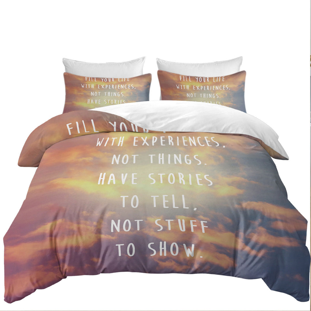 Skies Inspirational Quote Daybed Covers Sets