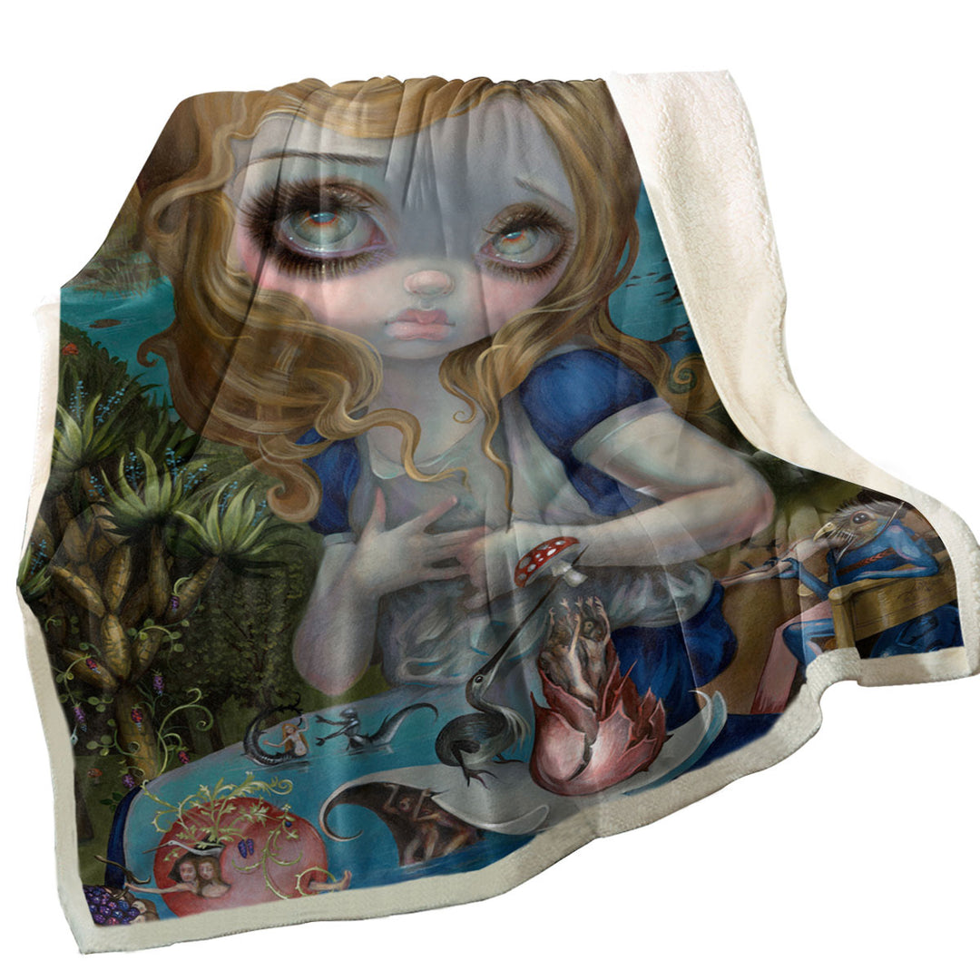 Sofa Blankets of Alice in the Garden of Earthly Delights