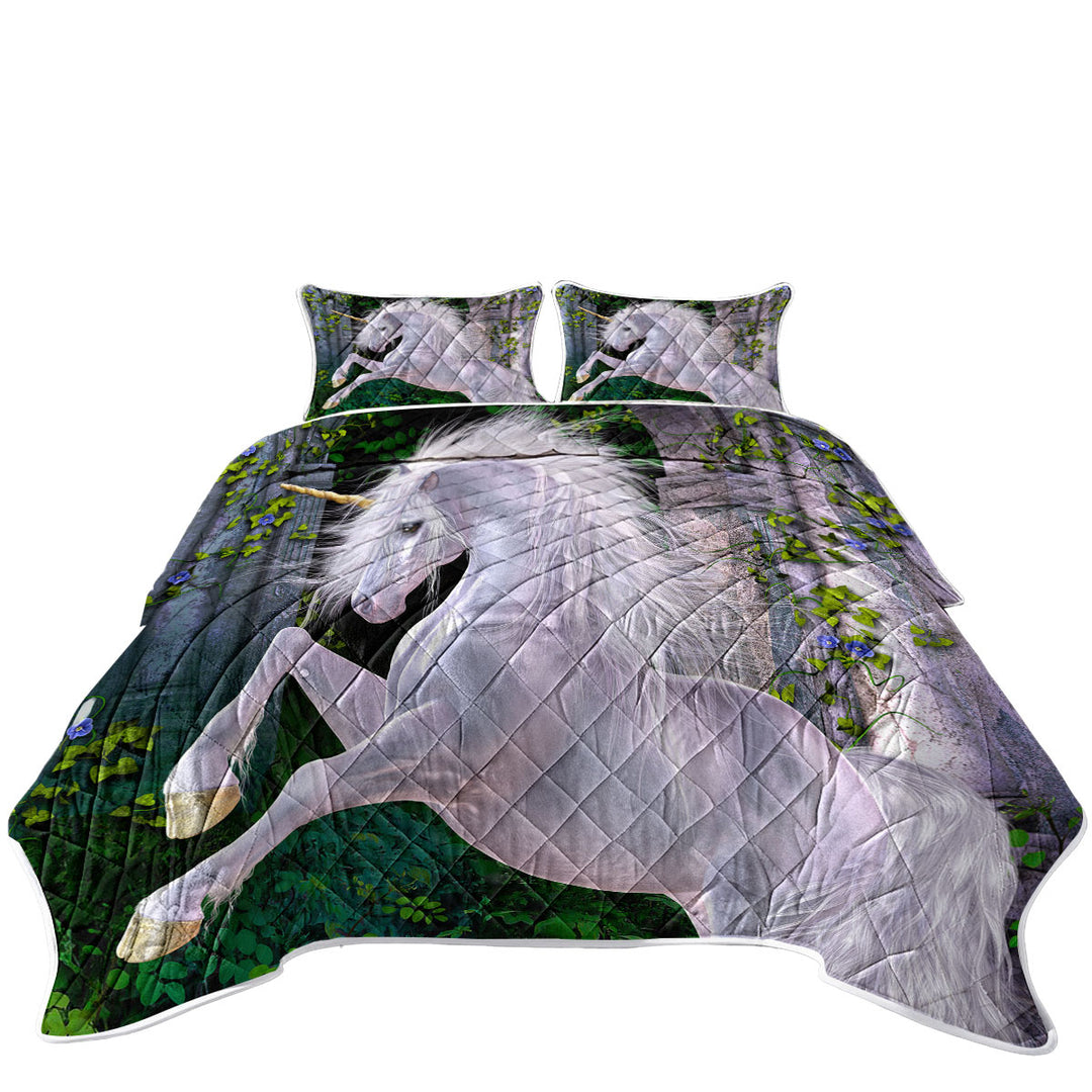 Some Enchanted Evening Magical Unicorn Coverlet