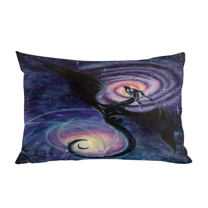 Space Art Mistress of Infinity Dark Dragon Pillowcase