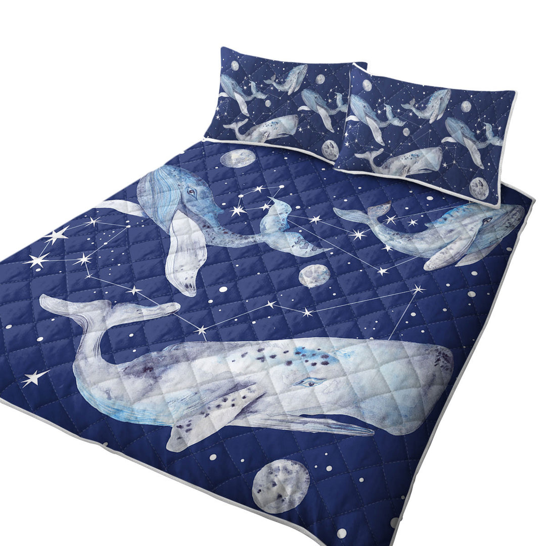 Space Whales Coverlet