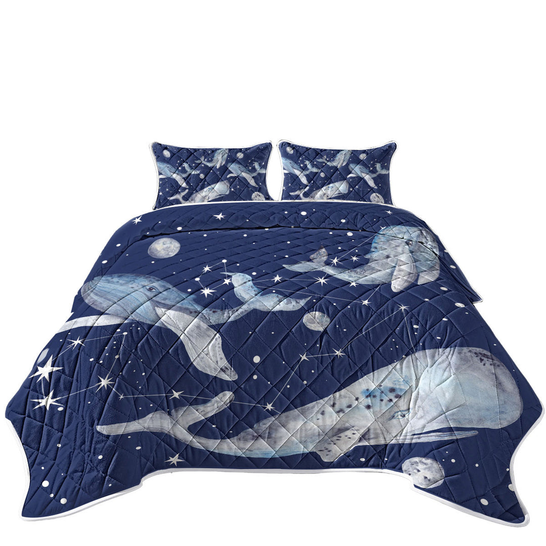 Space Whales Coverlets