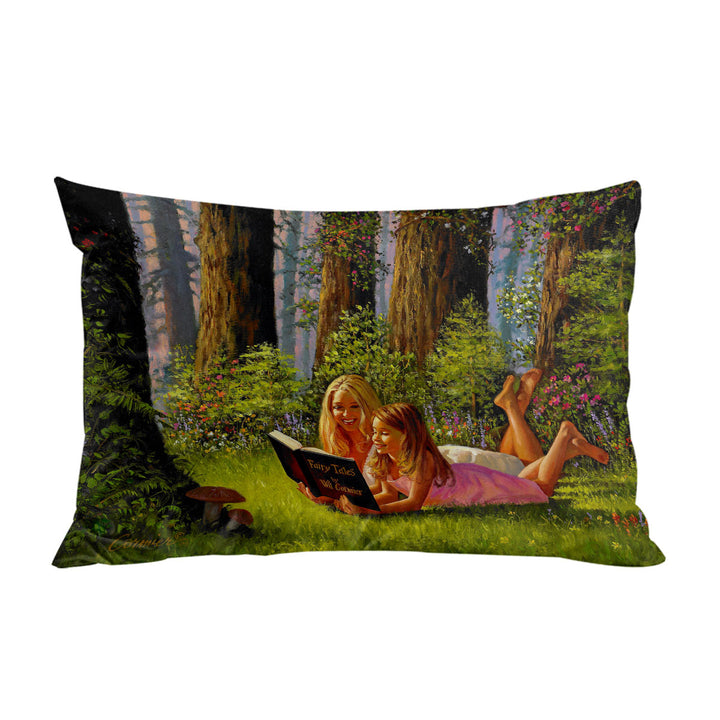 Special Moments Mother and Daughter in the Forest Pillowcase