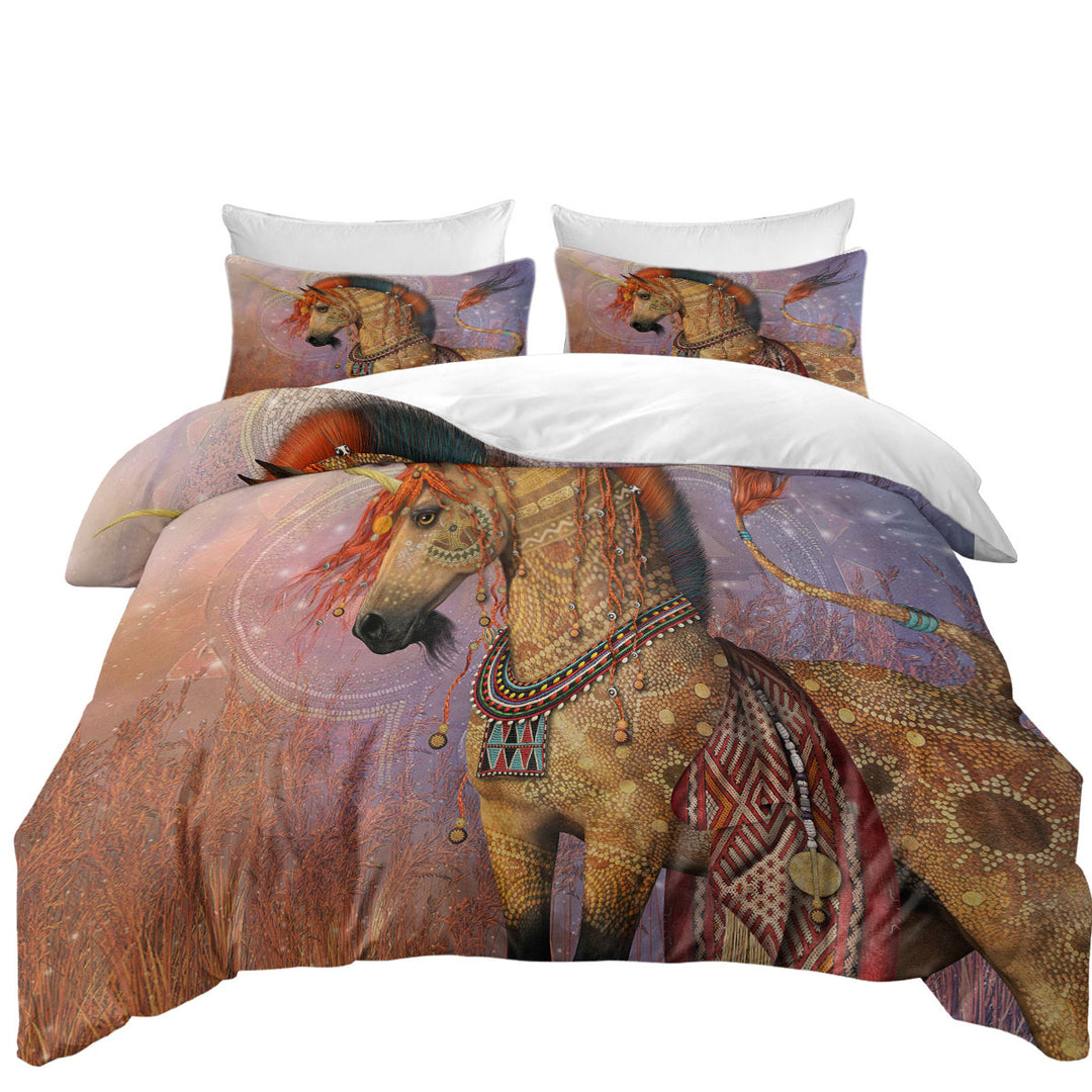 Spectacular and Unique Oriental Unicorn Daybed Covers Sets