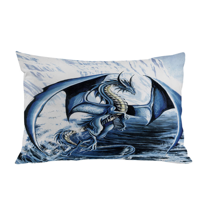 Spirit of the Ice Ocean Dragon Pillow Case Covers