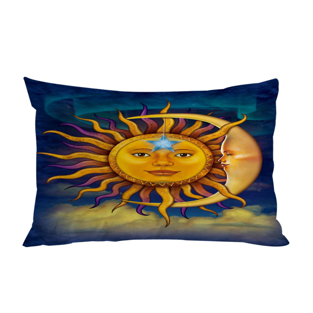 Star Sun Moon Pillow Cases