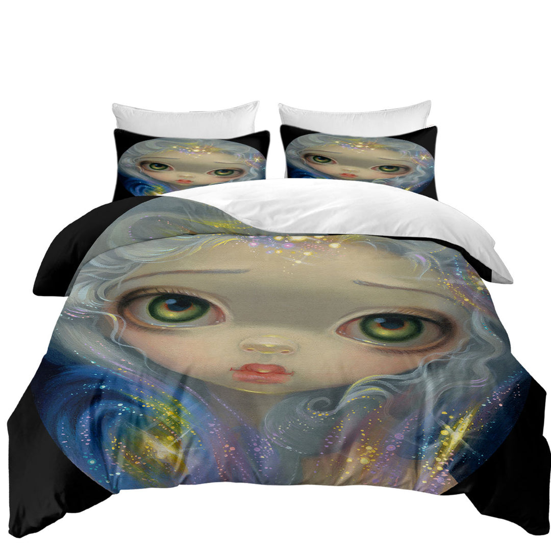 Stardust Angel a Sweet Angelic Girl Duvet Covers