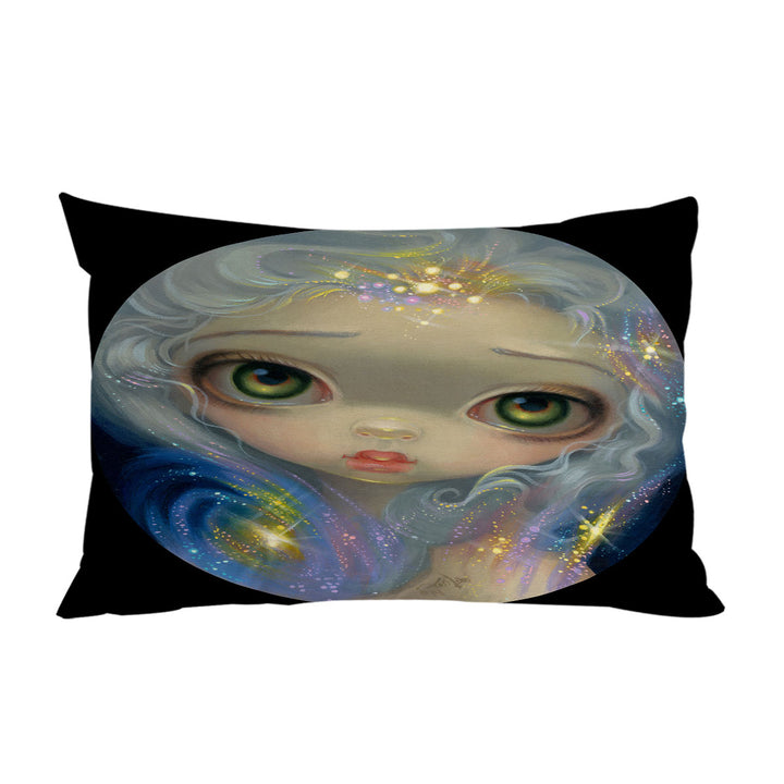 Stardust Angel a Sweet Angelic Girl Pillow Case Covers