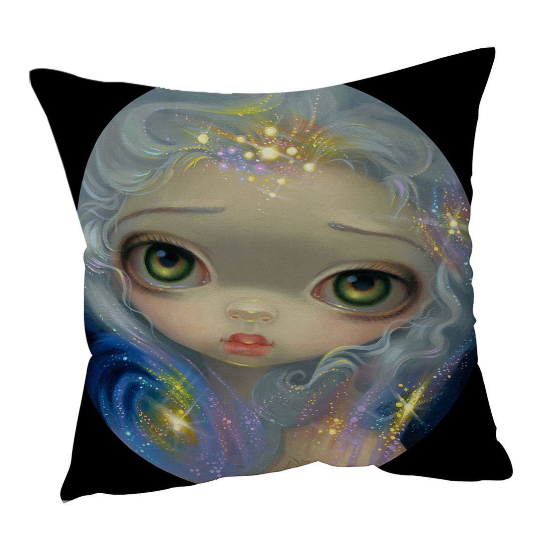 Stardust Angel a Sweet Angelic Girl Sofa Pillows