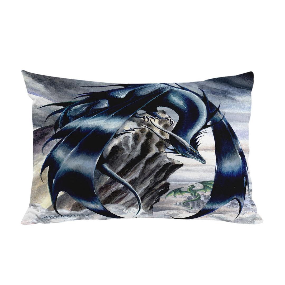 Stormchaser Cliff Dragons King Pillow Cases