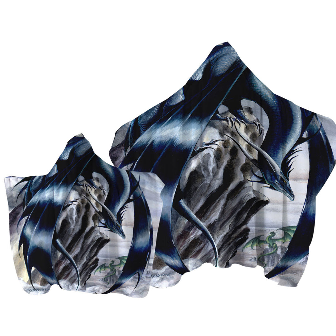 Stormchaser Cliff Dragons Towel Hoodie