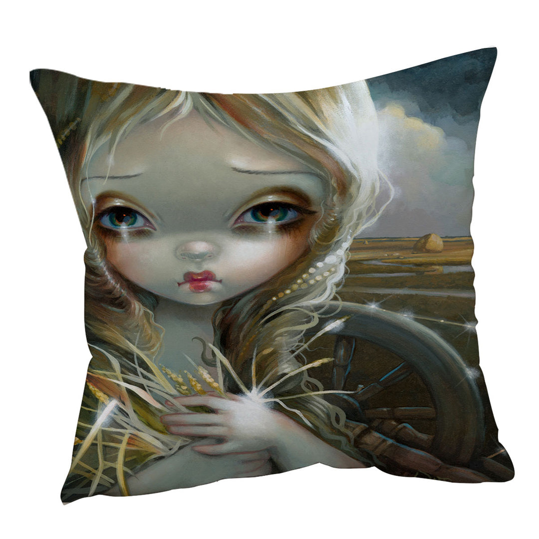 Straw Into Gold Beautiful Princess Sofa Pillow