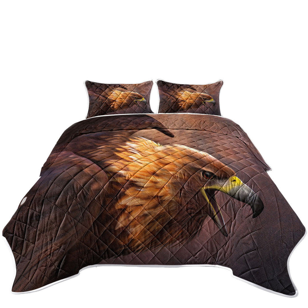 Strong American Eagle Coverlet