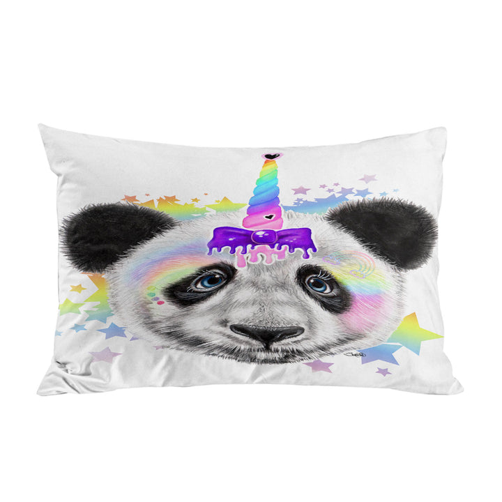 Sweet Funny Animal Pandacorn Panda Bed Covers