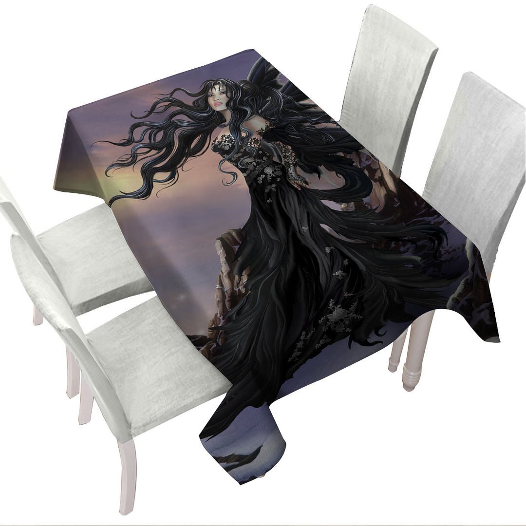 Tablecloths with Fantasy Art Aria the Darkness Angel