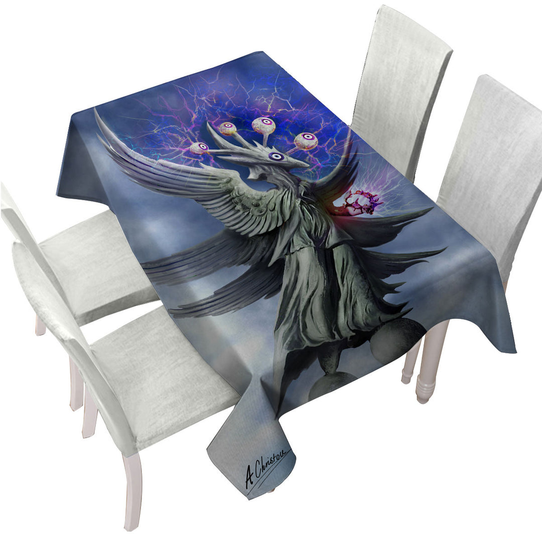 Tablecloths with Fiction Art Surreal Eye Angel