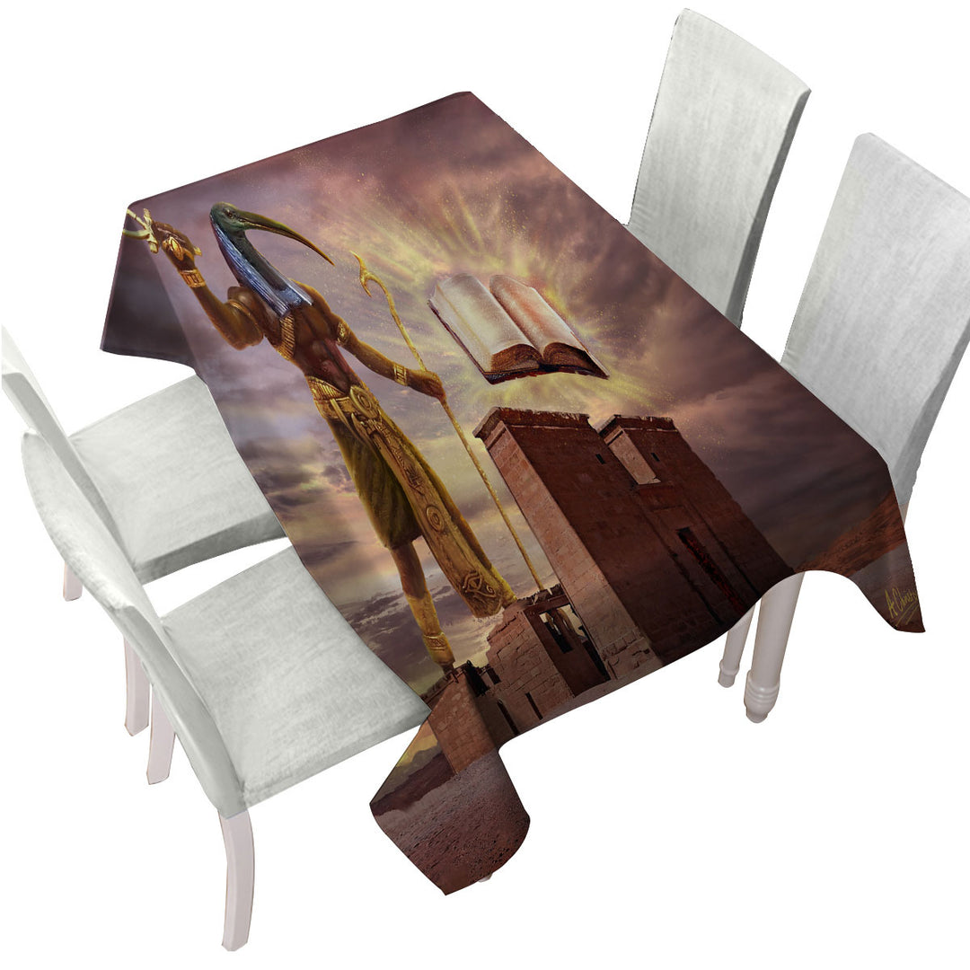 Tablecloths with The Magical Book Thoth of Egypt