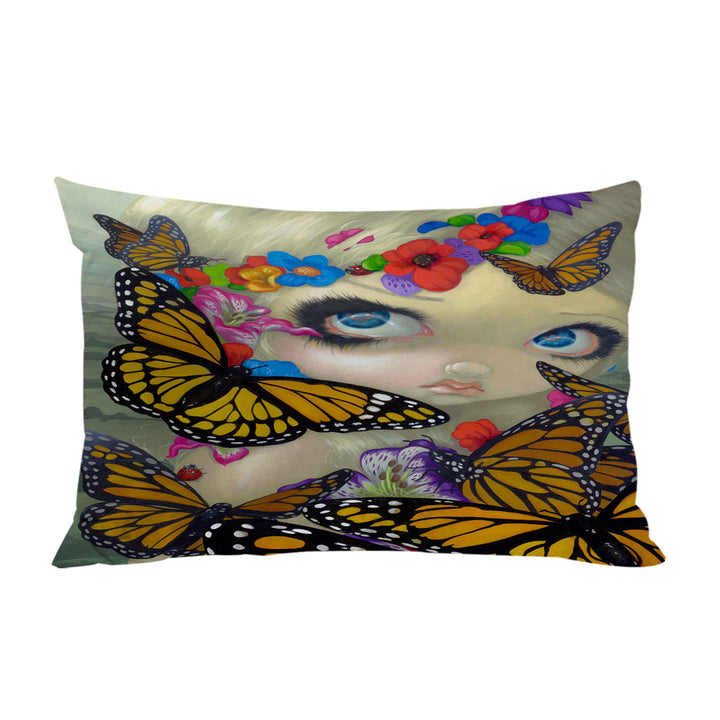 Tara Floral Girl and Butterflies Bed Covers