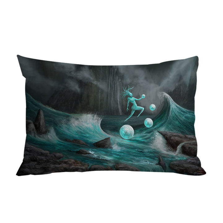 Thalassa the Ocean God Fantasy Art Custom Pillow Cases