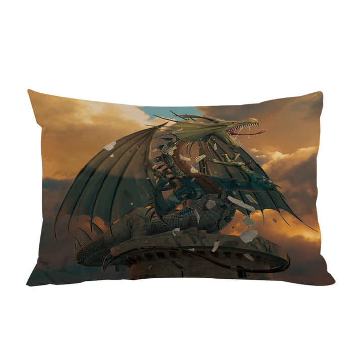 The Awakening Cool Fantasy Dragon Pillowcase