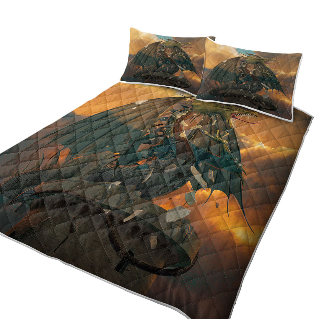 The Awakening Cool Fantasy Dragon Quilts