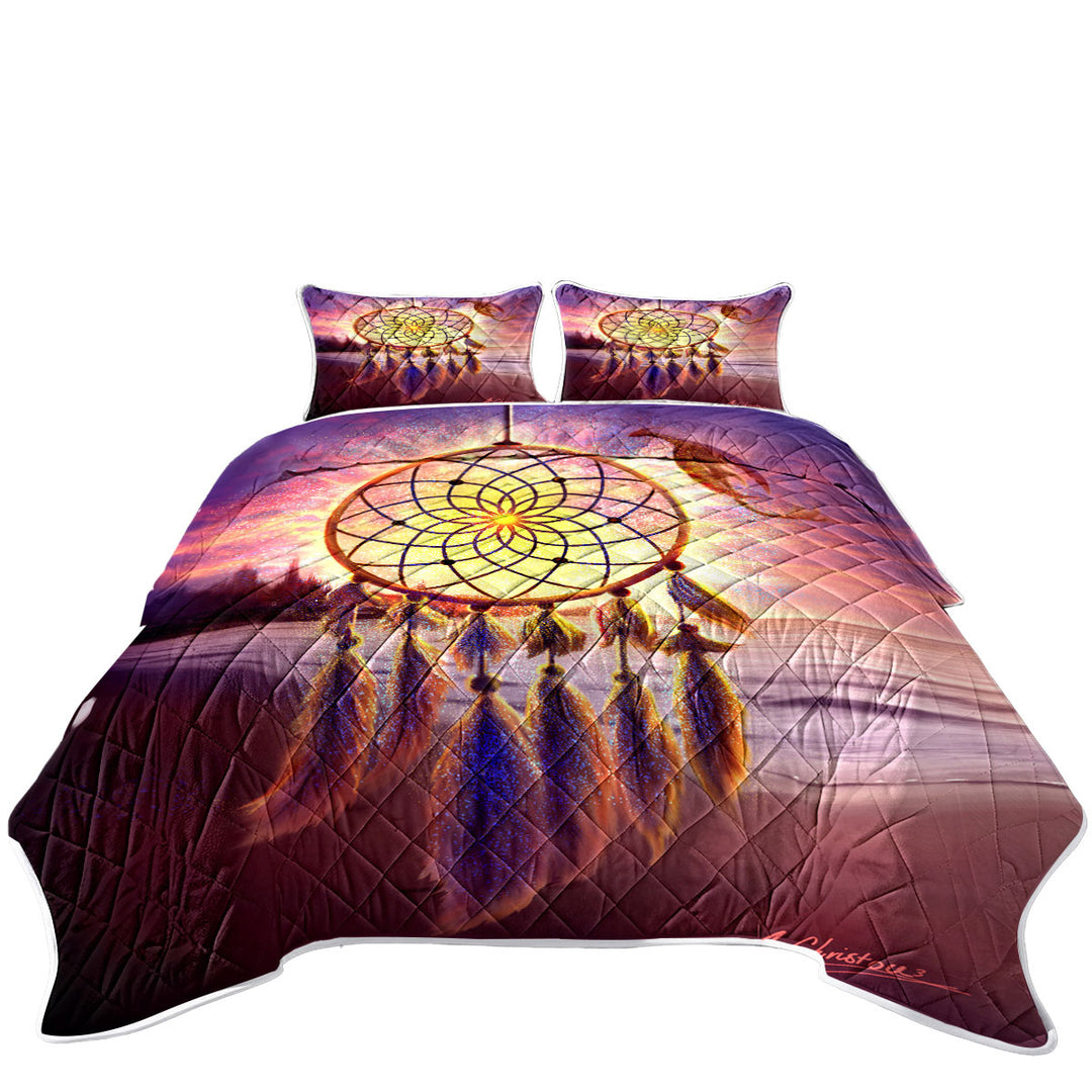 The Beach Magical Dream Catcher Coverlets