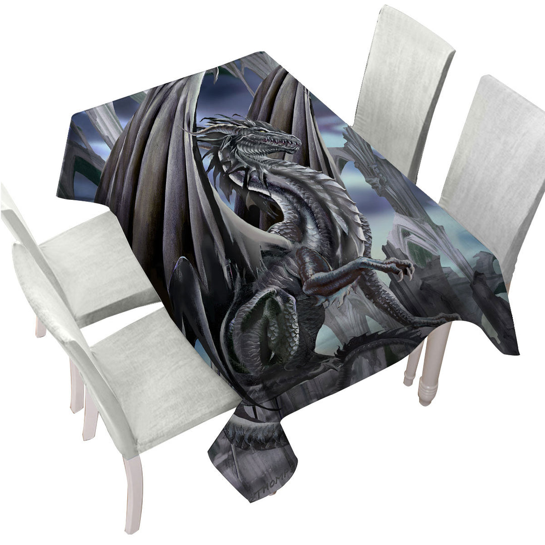 The Black King Dragon Custom table Covers