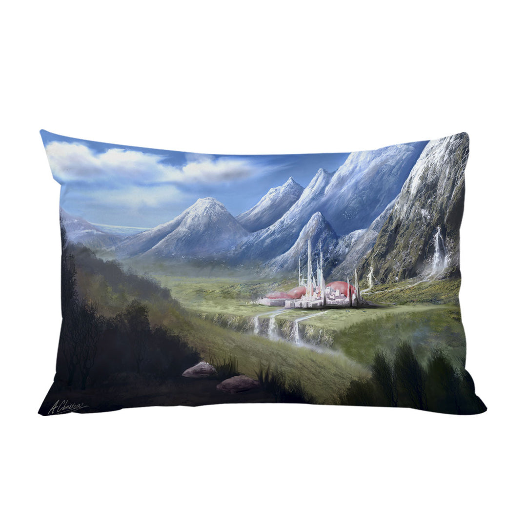 The City of Kiria Fantasy Art King Pillow Cases