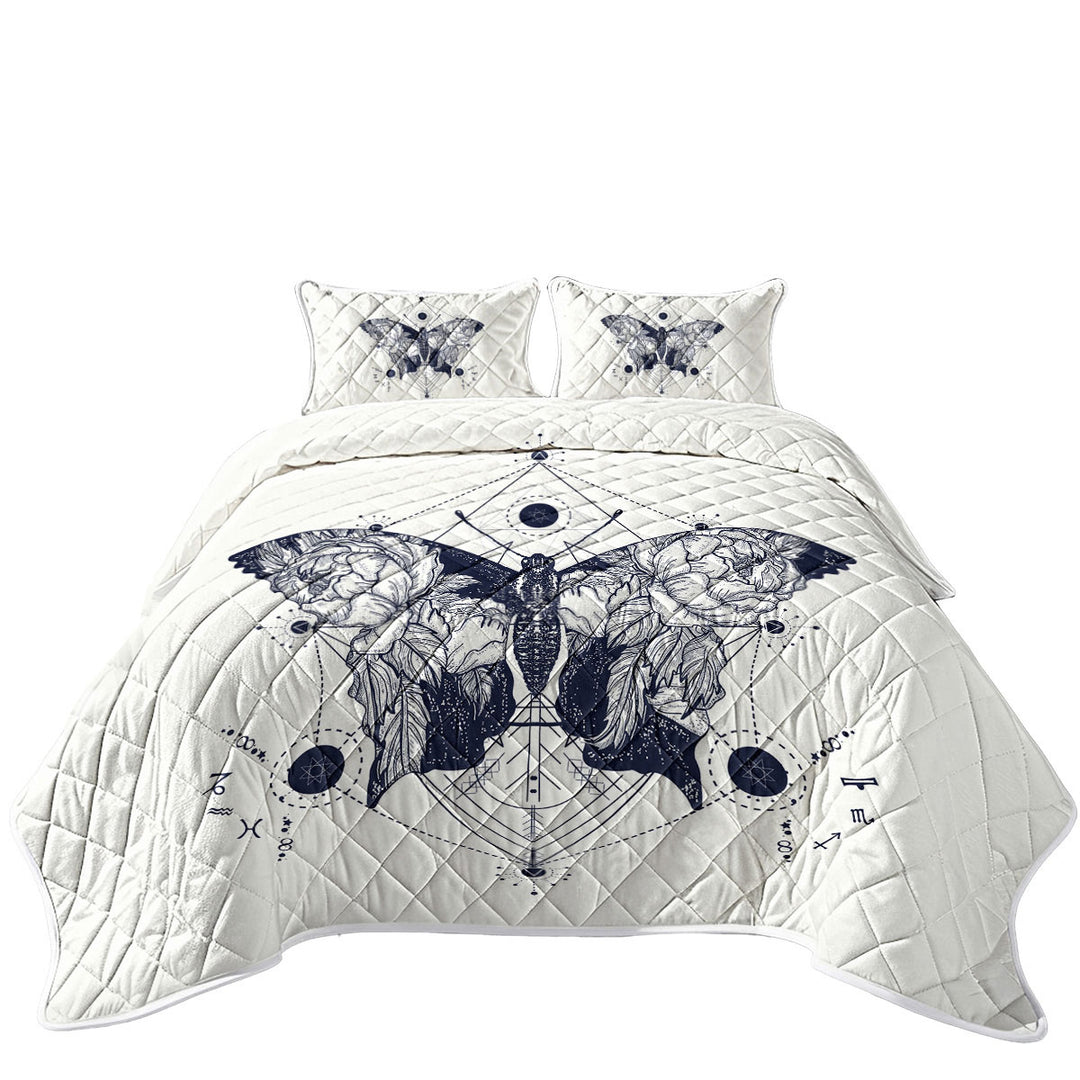 The Death Moth California King Quilt Sets