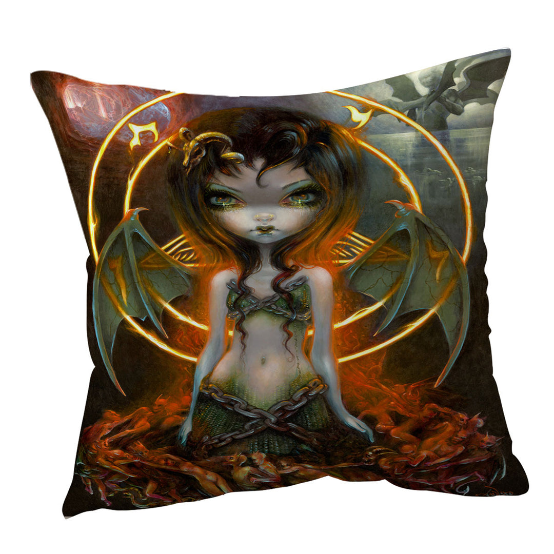 The Devil Cushion Covers Elemental Fire Demons and Dark Fairy