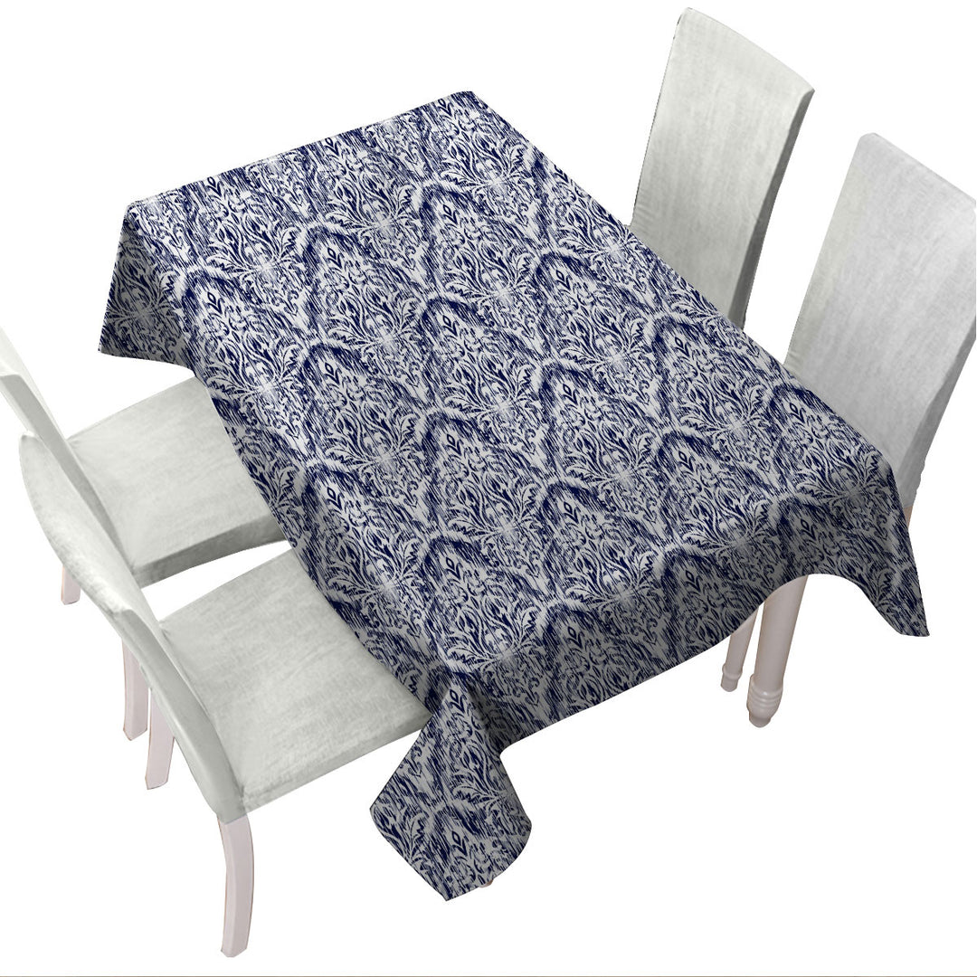 The Oriental Blue Table Cover