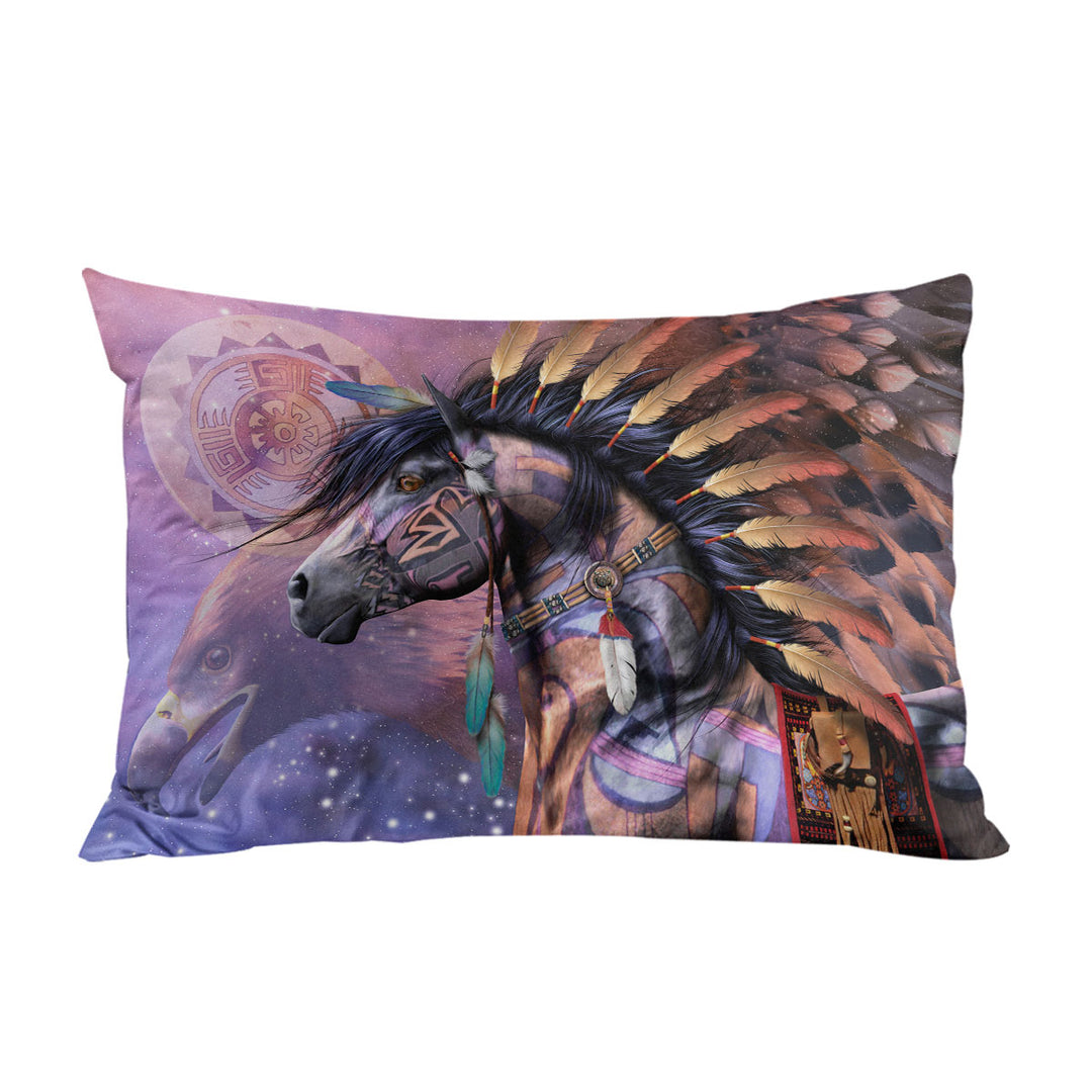 The Shaman Native American Horse Pillowcase