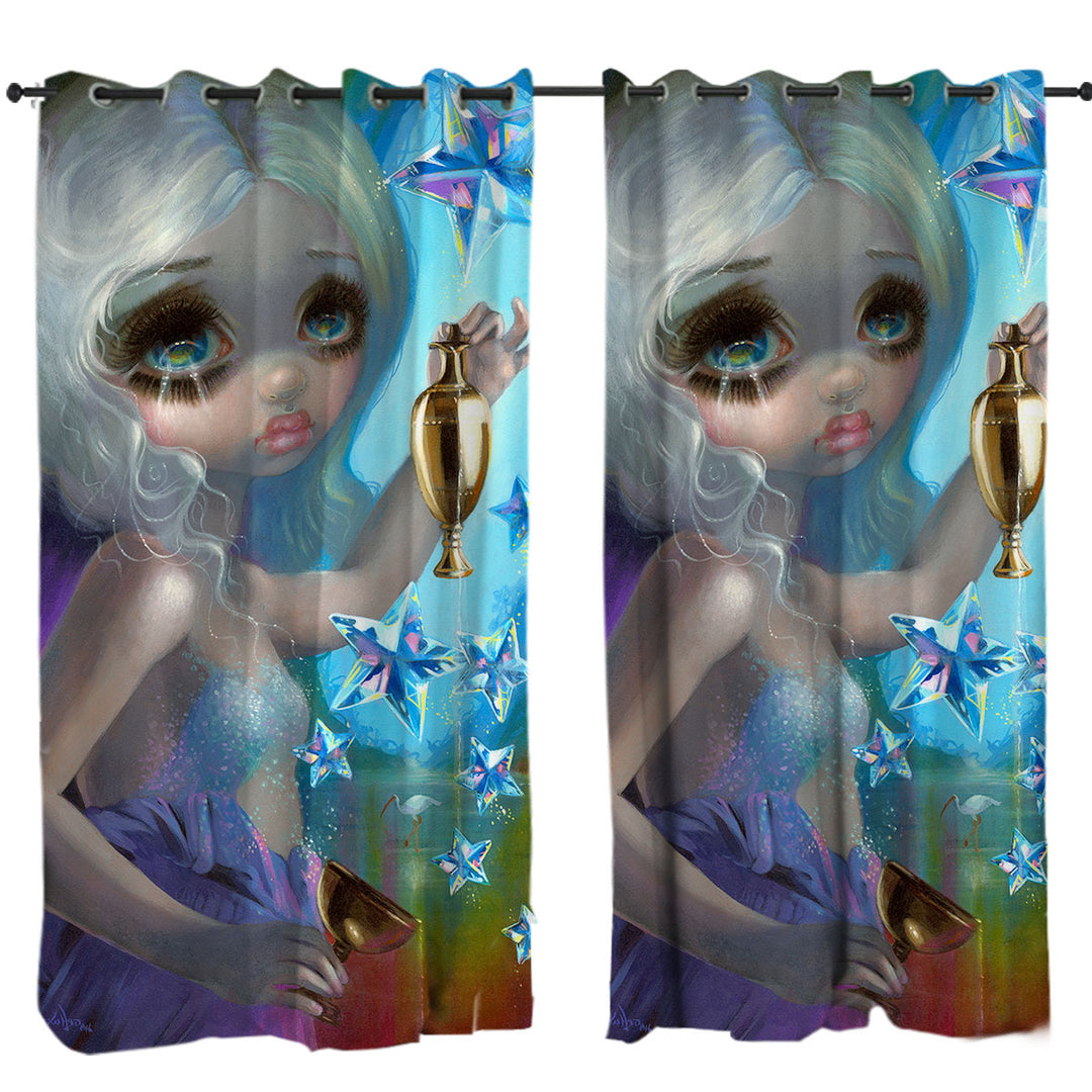 The Star Beautiful Sparkling Girl Curtain